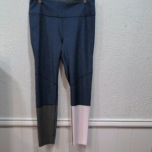 Outdoor Voices Heathered Blue and Gray Top